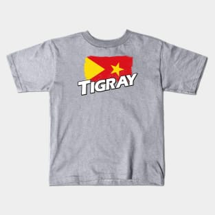 Tigray Region flag Kids T-Shirt